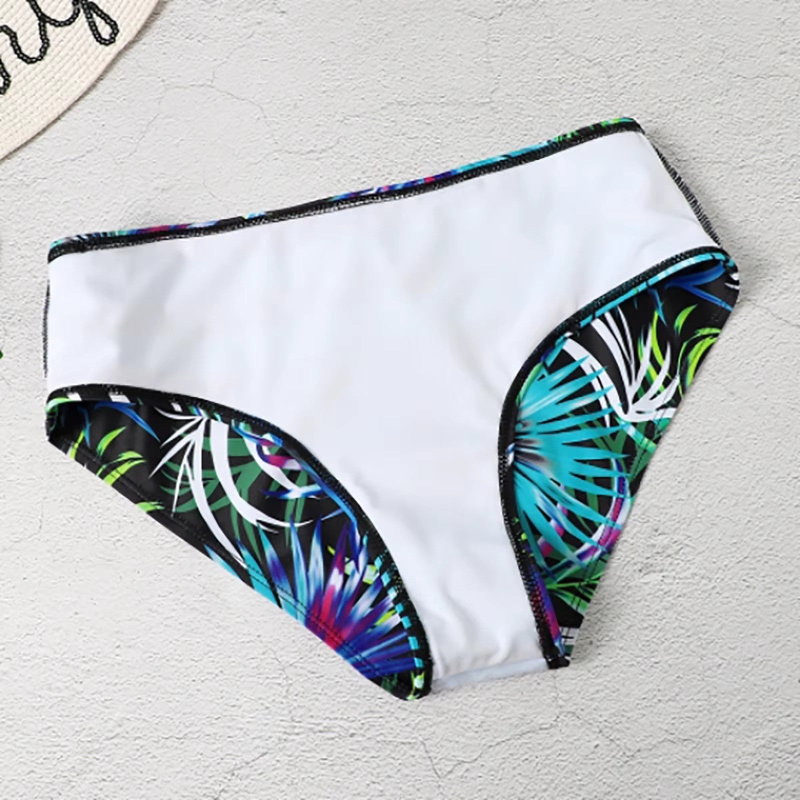 Hoymans Bikini | Tropische Bikini met Hoge Taille en Stevige Ondersteuning