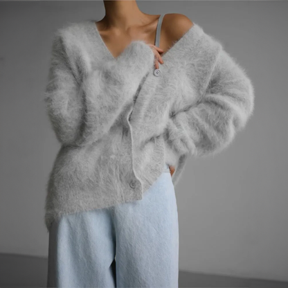 Elena Cardigan | Dames Kasjmier Vest met Tijdloos Design en Regular Fit
