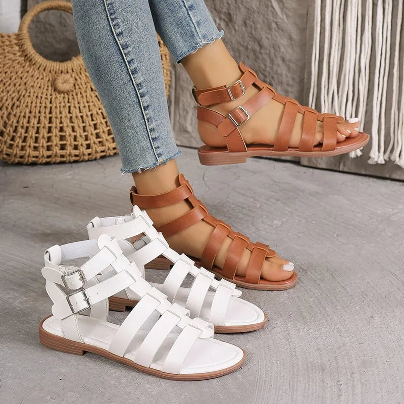 Ava Sandalen | Elegante Zomersandalen met Gevoerde Zool en Ademend Design