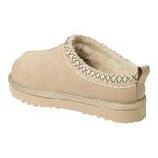 Marina Leren pantoffels dames – luxe suède sloffen met warme pluche voering