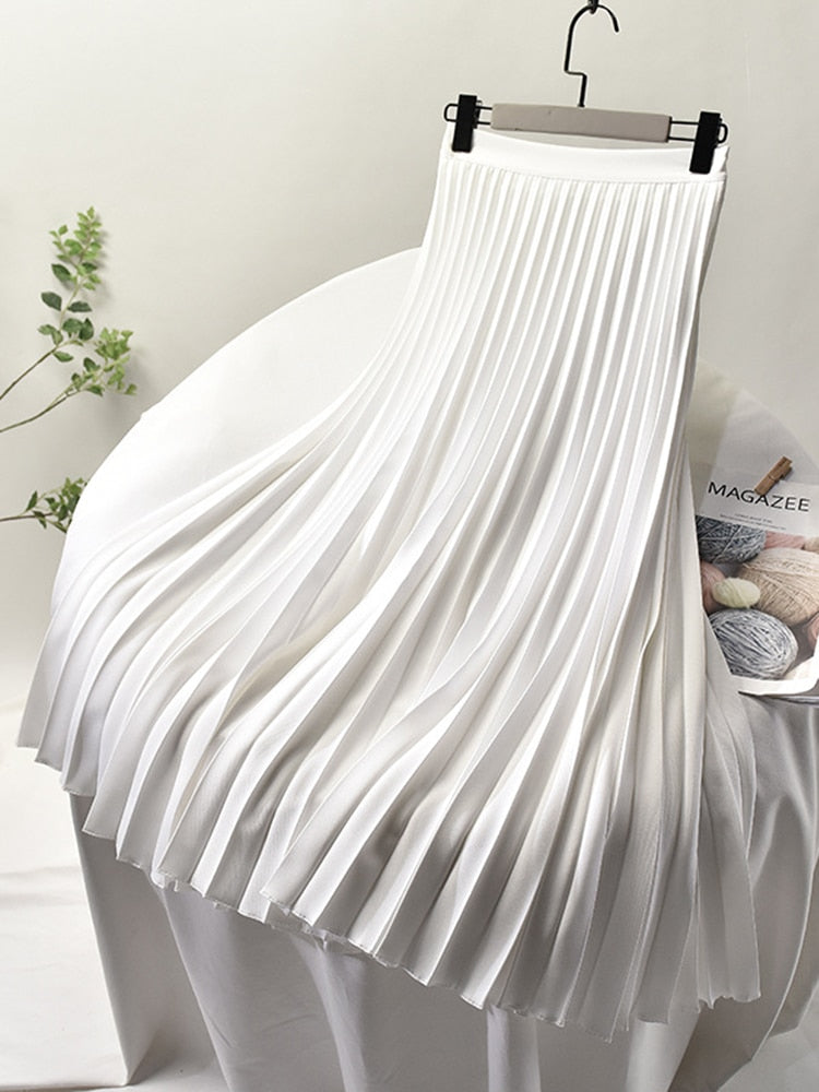 Daleyza Rok | Elegante Plissérok met Hoge Taille en Luxe Afwerking