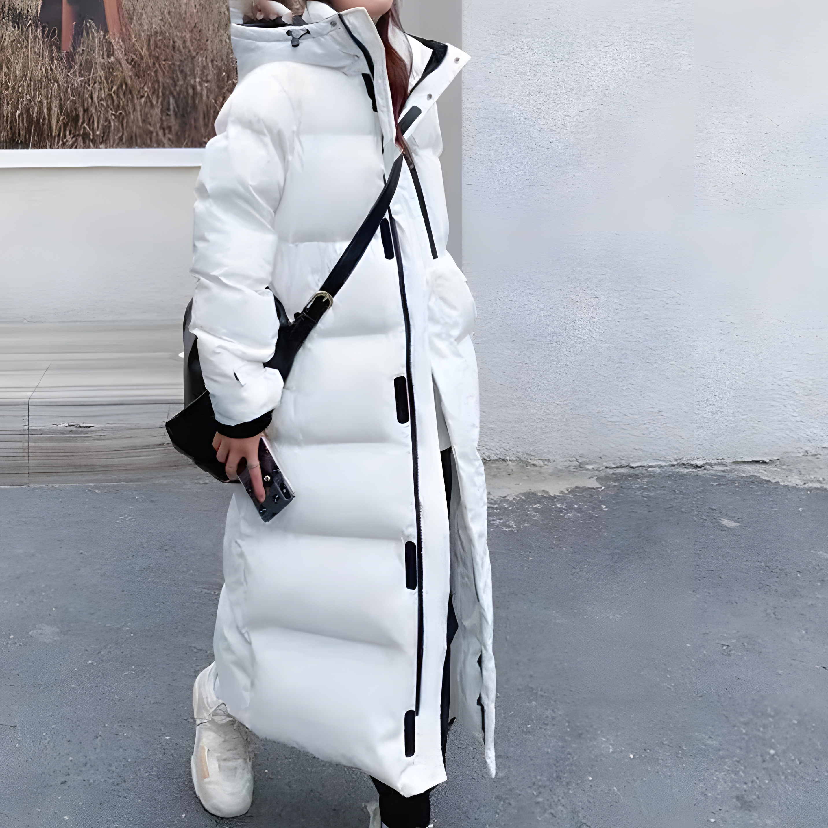 Elisabetta Donsjas voor dames | Warme Winterjas Parka met Kapuchon, Fleecezakken en Winddicht Design