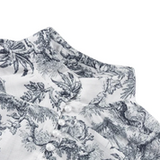 Alessia Jurk | Geplooide Zomerjurk met Off-Shoulder Design en Luchtige Pasvorm