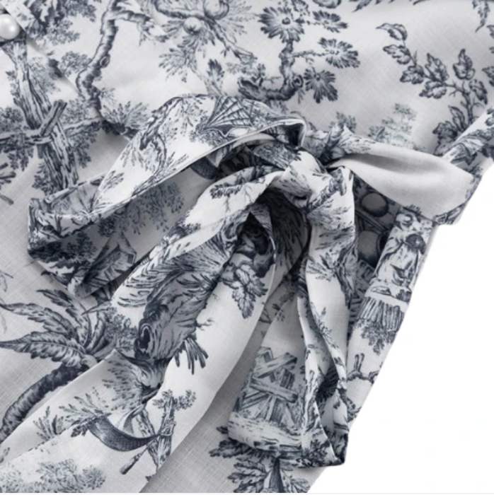 Alessia Jurk | Geplooide Zomerjurk met Off-Shoulder Design en Luchtige Pasvorm