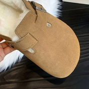 Siena dames instapklompen – gevoerde wintermuilen met teddyvoering