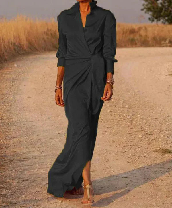 Isabella Maxi Jurk | Dames Maxi-Jurk met Elegante Pasvorm en Vloeiend Silhouet