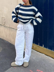 Mirella Zachte dames sweater – comfortabele trui met moderne, stijlvolle look