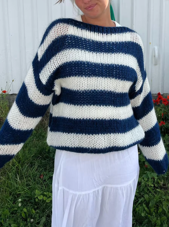 Mirella Zachte dames sweater – comfortabele trui met moderne, stijlvolle look