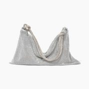 Luxe Pailletten Schoudertas Dames met Ketting - Zilver / Zwart / Roze / Groen / Roze / Blauw