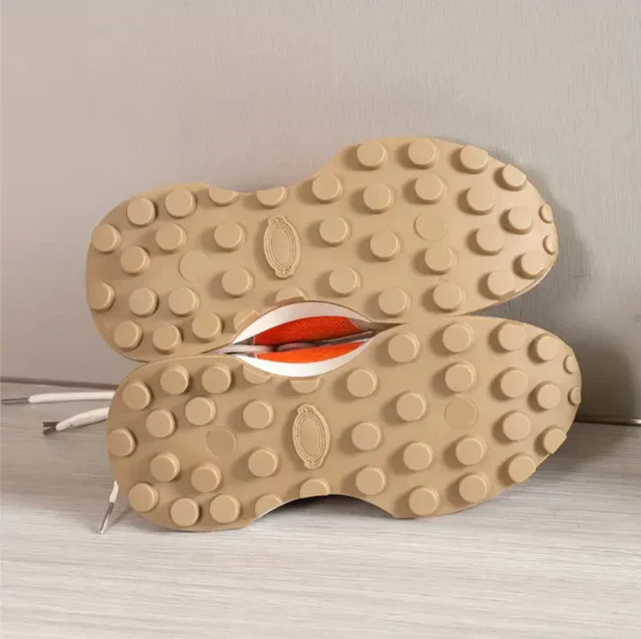 Tribe | Casual Sneakers Dames met Chunky Zool - Lichtgewicht, Comfortabel en Trendy - Oranje