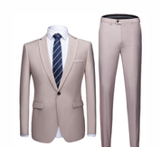 Marco Pak | 2-Delig Herenpak met Klassieke Blazer en Pantalon