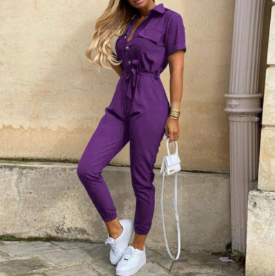 Giulia Jumpsuit | Comfortabele Button Down Jumpsuit met Elegante Pasvorm