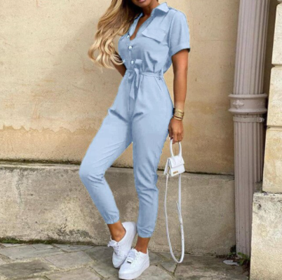 Giulia Jumpsuit | Comfortabele Button Down Jumpsuit met Elegante Pasvorm