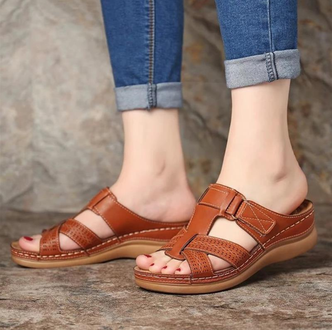 Audrey™ Orthopedische Sandalen | De Oplossing tegen Hielspoor, Voetpijn en Kniepijn