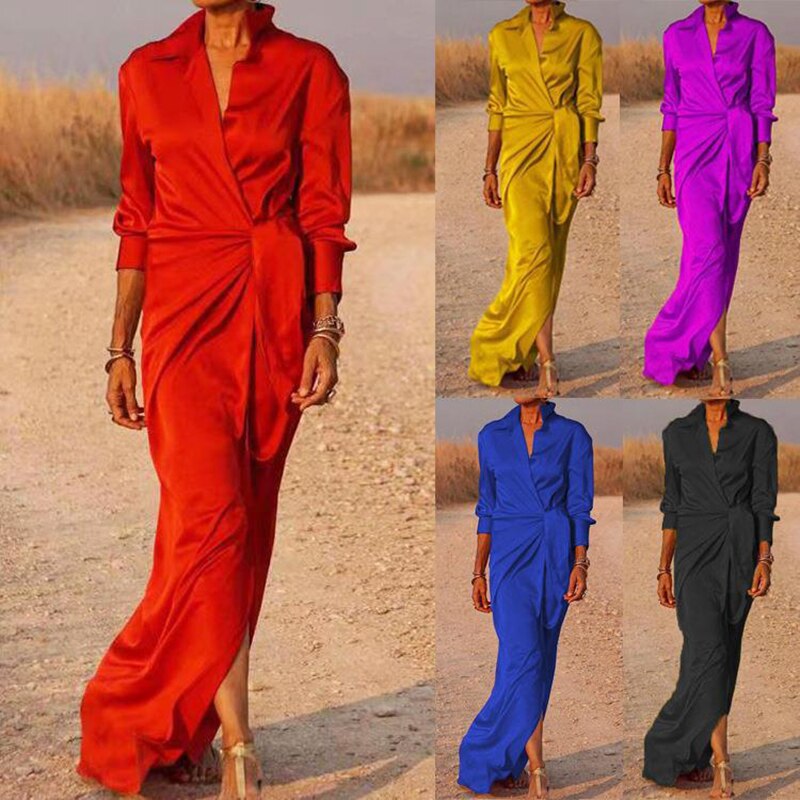 Isabella Maxi Jurk | Dames Maxi-Jurk met Elegante Pasvorm en Vloeiend Silhouet