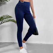 Alessia Broek | Dames Skinny Broek met Hoge Taille en Stretch Pasvorm