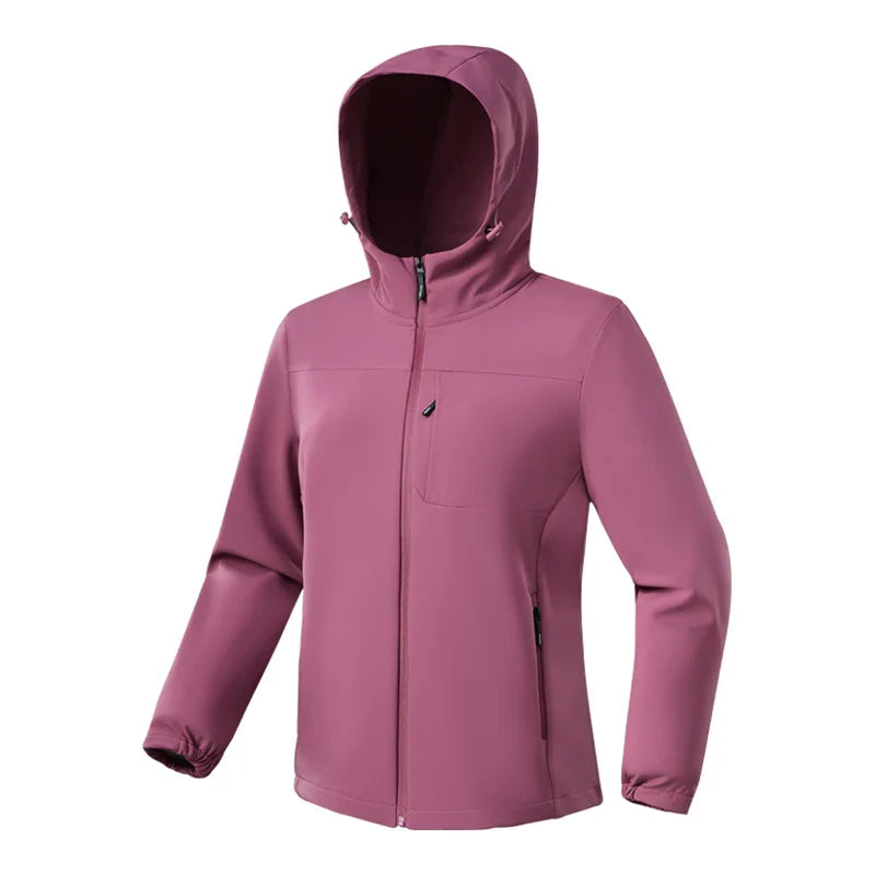 Elena Softshell Jas | Dames Softshell Jas met Capuchon en Sportieve Pasvorm