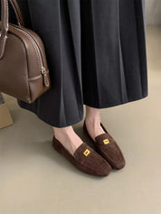 Suède Loafers Dames. Lichtgewicht, Tijdloos Comfortabel – Maison Elara