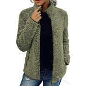 Clara Montelli | Luxe Fleece Jacket Dames – Warme & Stijlvolle Jas voor Herfst en Winter