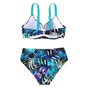 Hoymans Bikini | Tropische Bikini met Hoge Taille en Stevige Ondersteuning