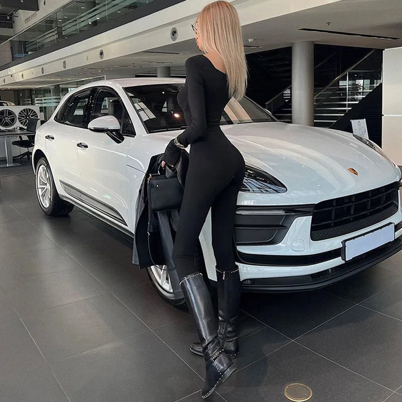 Chiara Jumpsuit | Bodycon Jumpsuit voor Dames met Gestroomlijnde Pasvorm en Trendy Look