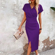 Livia Jurkje | Casual Kort Damesjurkje met V-Hals en Ontspannen Fit