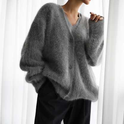 Elena Cardigan | Dames Kasjmier Vest met Tijdloos Design en Regular Fit