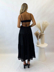 Adeline™ Mouwloze Maxi Jurk | Luchtige Zomerjurk met Vleiende Pasvorm en Verstelbare Bandjes