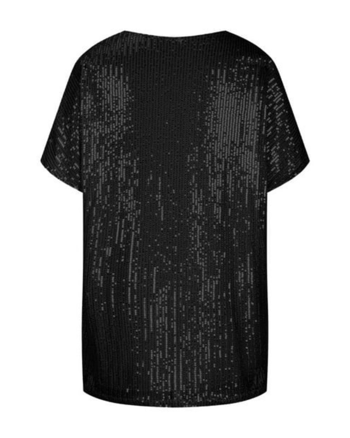 Pailletten T-shirt Dames – Stijlvol Glinsterend Shirt voor Feestelijke Gelegenheden | Livia Moretti