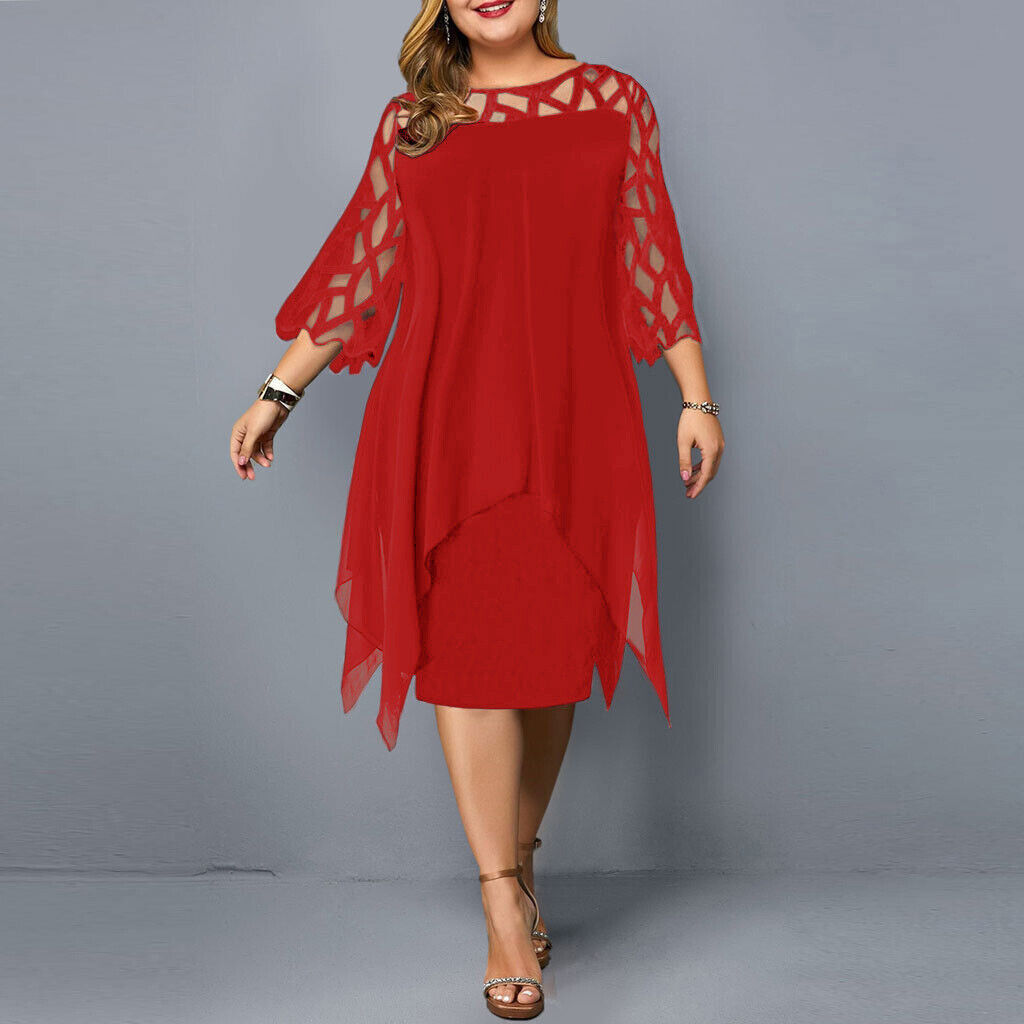 Giulia Bellanova | Stijlvolle Midi Jurk in Plus Size
