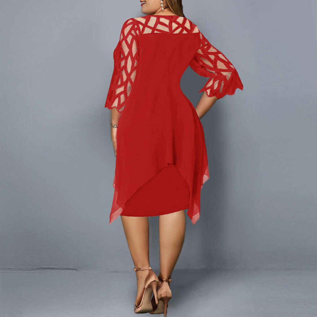 Giulia Bellanova | Stijlvolle Midi Jurk in Plus Size