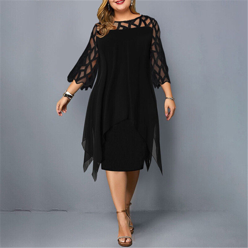 Giulia Bellanova | Stijlvolle Midi Jurk in Plus Size
