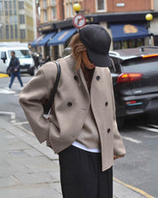 Giovanna Oversized Button-Down Jas Dames – Stijlvolle Wintertjas met Tijdloos Design