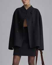 Giovanna Oversized Button-Down Jas Dames – Stijlvolle Wintertjas met Tijdloos Design