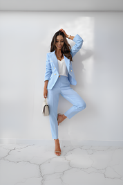 Valeria Set | Tweedelige Blazer en Pantalon met Dubbele Knoopsluiting