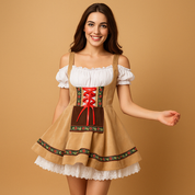Annelies Dirndl Jurk | Traditionele Oktoberfest-jurk met Flatterende Pasvorm in Diverse Kleuren