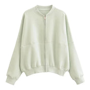 MALVA Bomberjack | Dames Bomberjas van zachte fleece stof