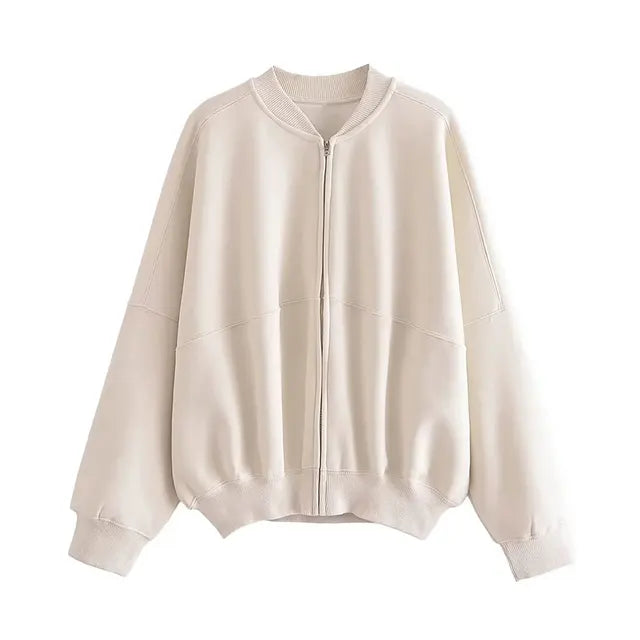 MALVA Bomberjack | Dames Bomberjas van zachte fleece stof