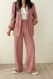 Broekpak Dames Blazer Set | Tweedelig Damespak Elegant &amp; Casual – Maison Sevra