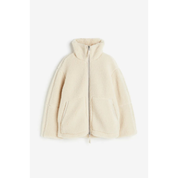 Claudia Mantel | Dames Teddymantel met Rits en Zachte, Warme Stof