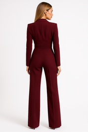 Blazer Jumpsuit voor Dames – Elegante One-Piece met Getailleerde Pasvorm | Alessandra Vittoni