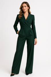 Blazer Jumpsuit voor Dames – Elegante One-Piece met Getailleerde Pasvorm | Alessandra Vittoni