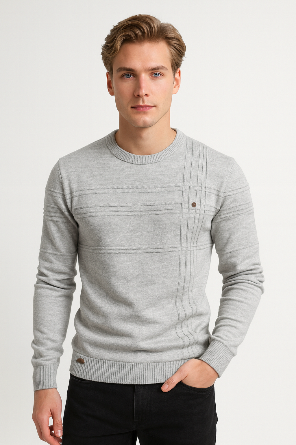 Alessandro Vitale | Luxe Fijngebreide Heren Trui