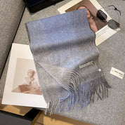 Isabella Luxe wollen sjaal dames – warme dambord wintersjaal van 100% wol