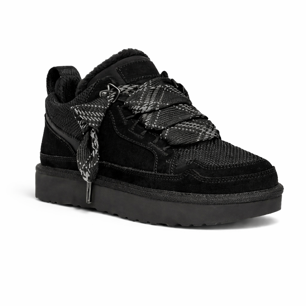 Warme suede winterboots dames – gevoerde Belle winterlaarzen met gripzool