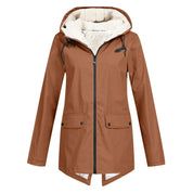 Francesca Waterdichte dames jas met capuchon – warme trenchcoat voor herfst en winter