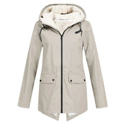 Francesca Waterdichte dames jas met capuchon – warme trenchcoat voor herfst en winter