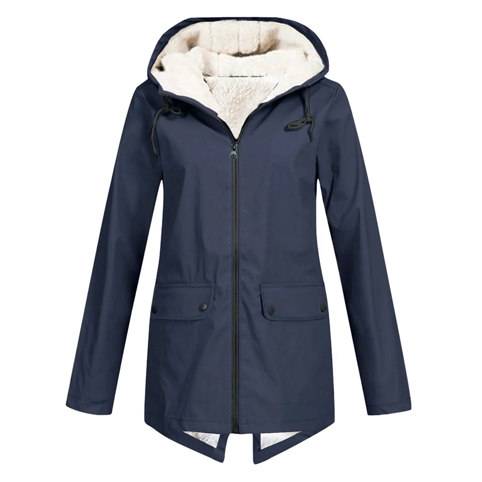 Francesca Waterdichte dames jas met capuchon – warme trenchcoat voor herfst en winter