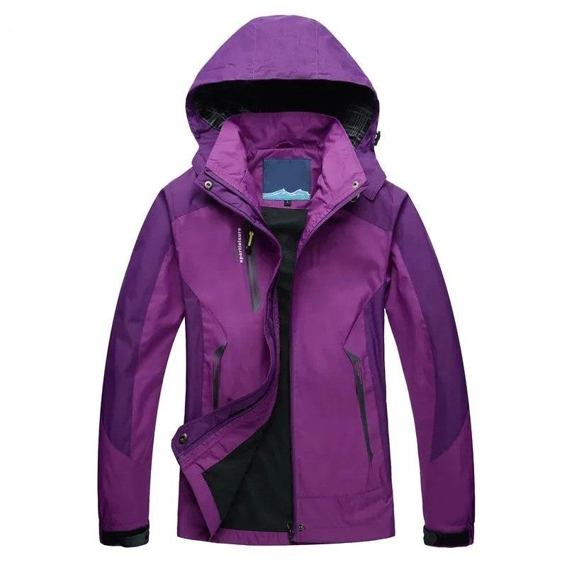 Rosa Outdoorjas | Dames Winterjas met Afneembare Capuchon en Praktische Zakken