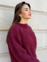 Livia Mohair trui dames – zachte lichte pullover met luxe pasvorm voor elk seizoen